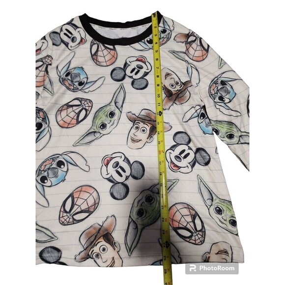 Disney 100 Character Mash Up TargetWomen's Family Pajamas Medium - Picture 3 of 11